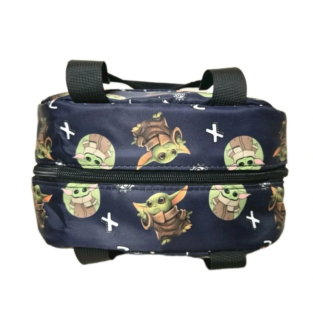 Anime Cartoon Print Grogu - Baby Yoda Insulated Lunch Bag Cooler Tote Kids New
